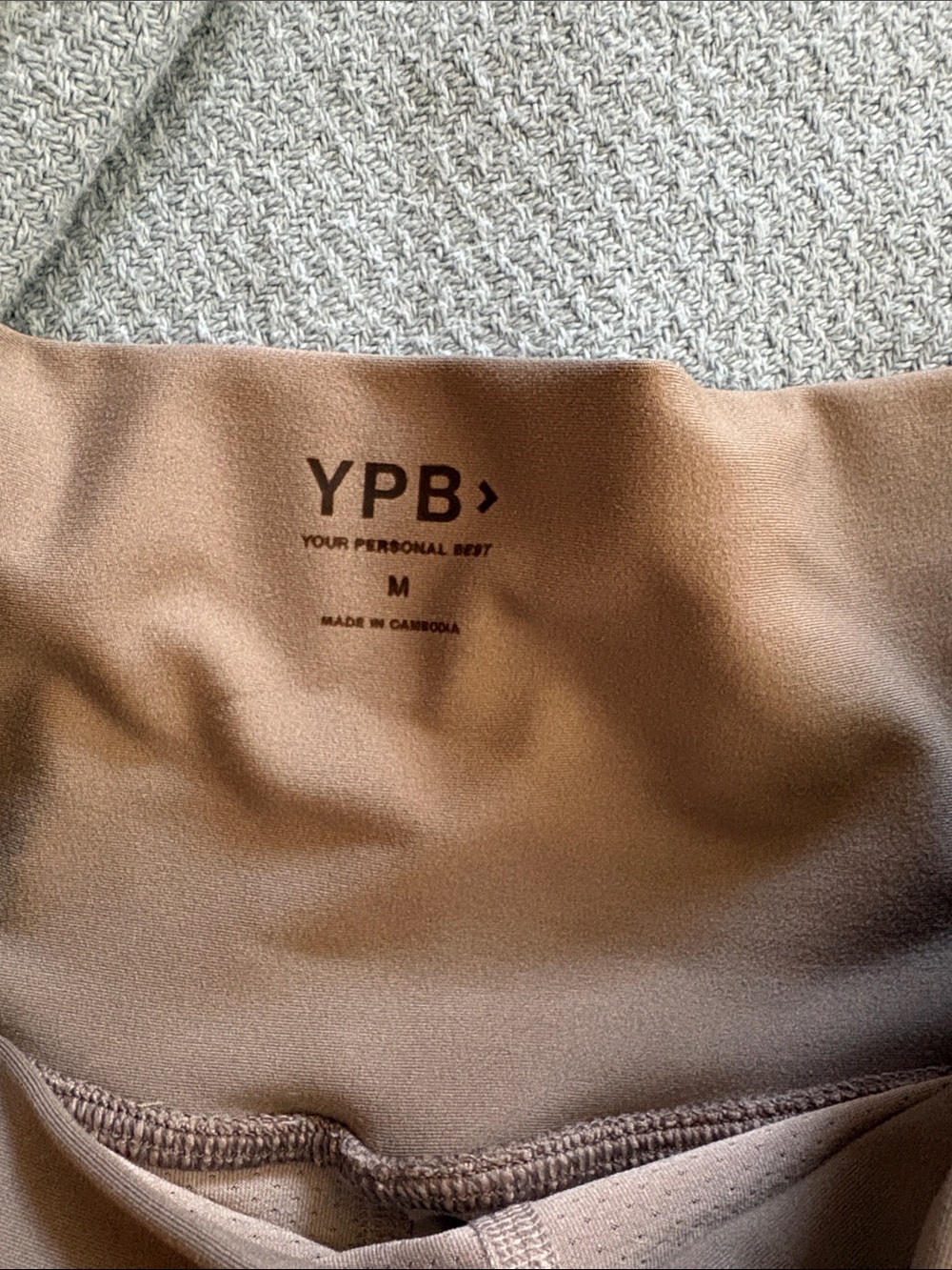 Abercrombie & Fitch Women’s High-Rise Athletic Shorts in Beige - Picture 4 of 4
